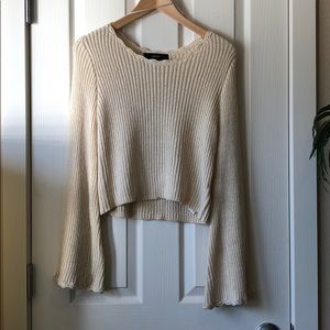 Cream sweater